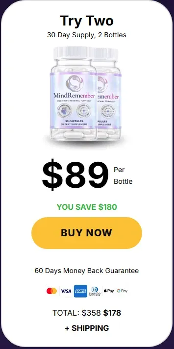 Order MindRemember 1 Bottle